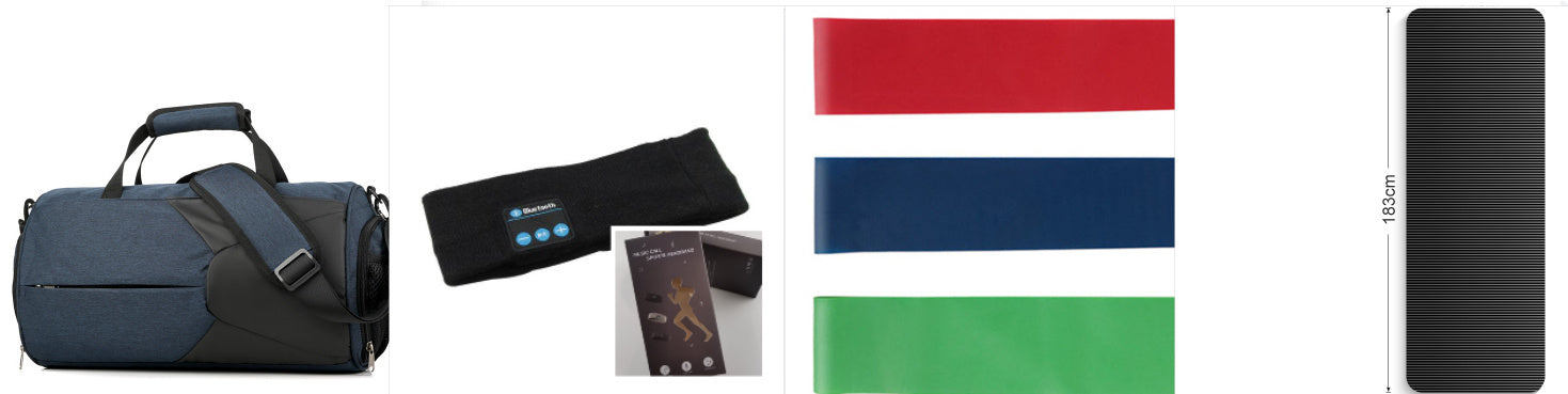 Image of Wireless Bluetooth-compatible Headband Outdoor Fitness Yoga Headband