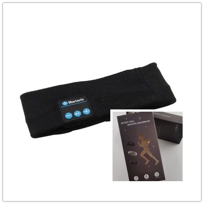 Image of Wireless Bluetooth-compatible Headband Outdoor Fitness Yoga Headband