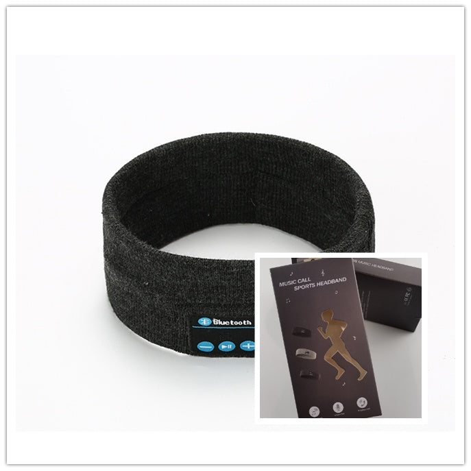 Image of Wireless Bluetooth-compatible Headband Outdoor Fitness Yoga Headband