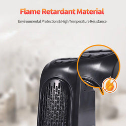 Image of Winter Air Heater Fan Heater Electric Home Heaters Mini Room Air Wall Heater Ceramic Heating Warmer Fan For Home Office Camping
