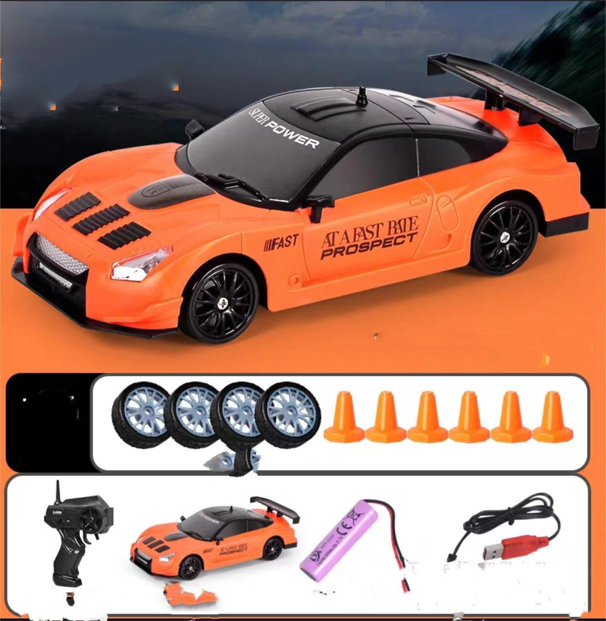 Image of 2.4G Drift Rc Car 4WD RC Drift Car Toy Remote Control GTR Model AE86 Vehicle Car RC Racing Car Toy For Children Christmas Gifts