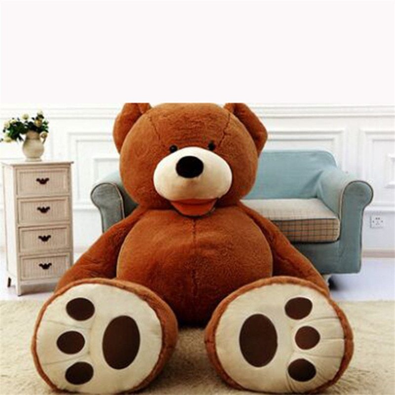 Image of Giant Teddy Bear Plush Toy Huge  Soft Toys  Leather Shell