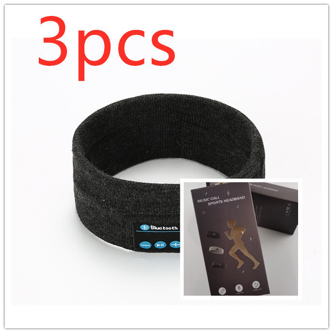 Image of Wireless Bluetooth-compatible Headband Outdoor Fitness Yoga Headband