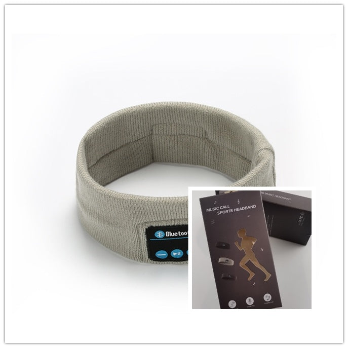 Image of Wireless Bluetooth-compatible Headband Outdoor Fitness Yoga Headband