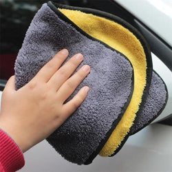 Image of Two-color Couble-sided Car Dual-use Cleaning Car Wash Towel