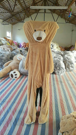 Image of Giant Teddy Bear Plush Toy Huge  Soft Toys  Leather Shell