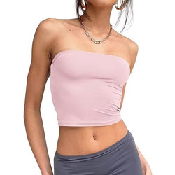 Image of Casual Vest Slim-fit Women's Tube Top