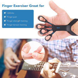 Image of Silicone Grip Device Finger Exercise Stretcher Arthritis Hand Grip Trainer Strengthen Rehabilitation Training To Relieve Pain