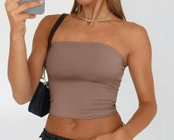 Image of Casual Vest Slim-fit Women's Tube Top