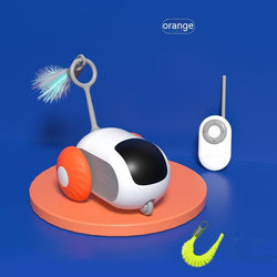 Image of Remote Control Interactive Cat Car Toy USB Charging Chasing Automatic Self-moving Remote Smart Control Car Interactive Cat Toy Pet Products