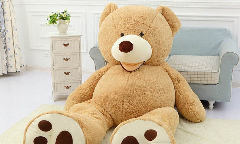 Image of Giant Teddy Bear Plush Toy Huge  Soft Toys  Leather Shell