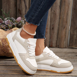 Image of Women's Korean-style Thick-soled Casual Sneakers