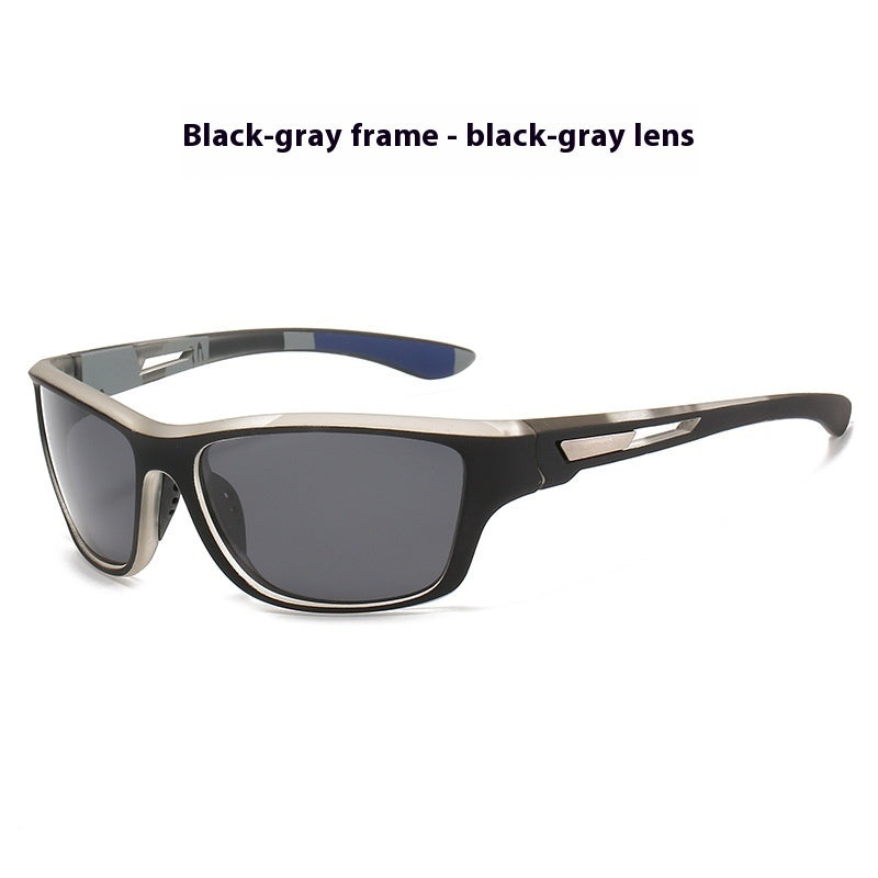 Image of Fashion Sports Night Vision Glasses For Men Polarized Cycling Sunglasses Sun-shade