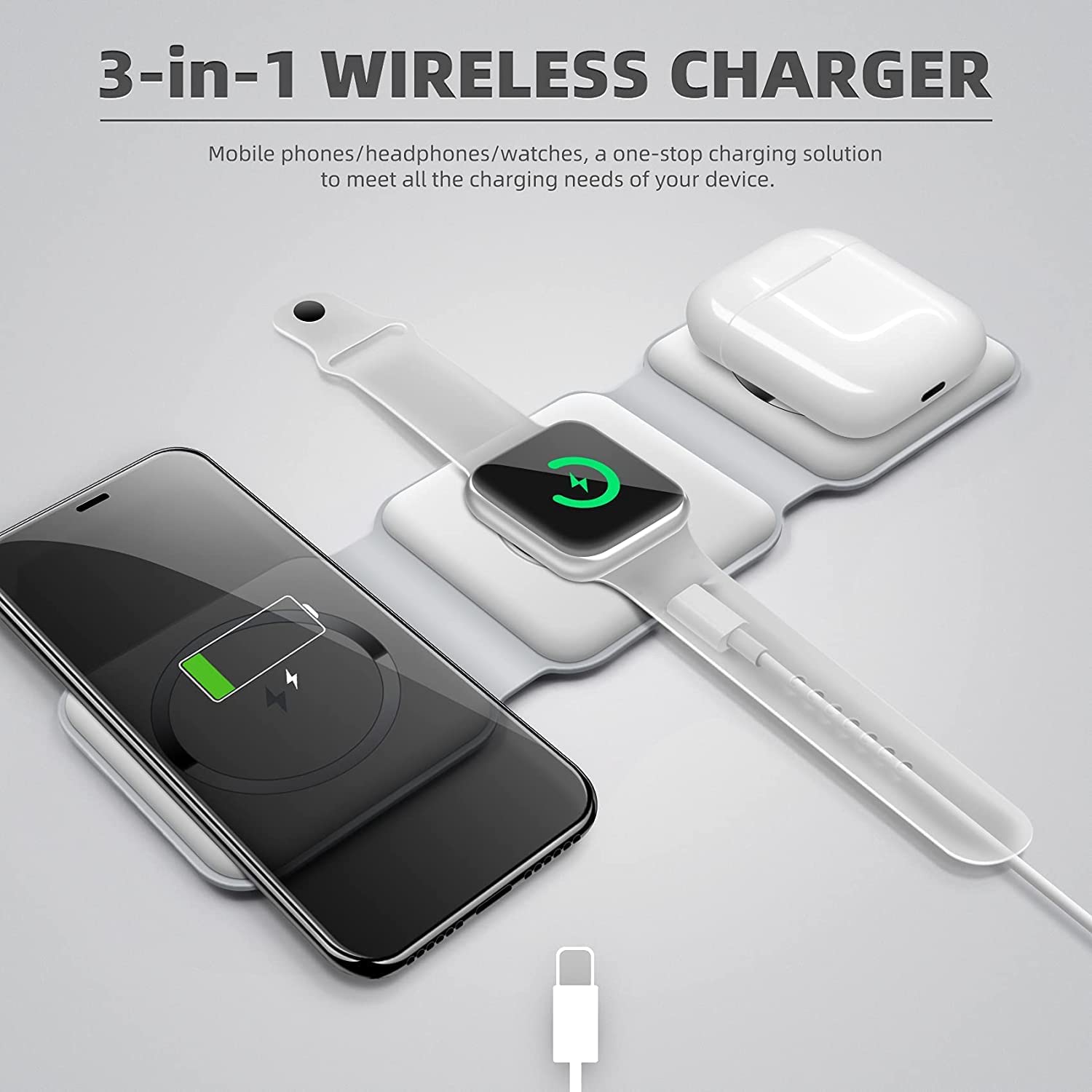 Image of 3-in-1 Wireless Charging Pad