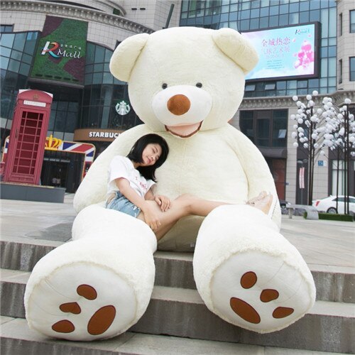 Image of Giant Teddy Bear Plush Toy Huge  Soft Toys  Leather Shell