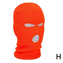 Image of Solid Color Outdoor Cycling Warm Pullover Cap