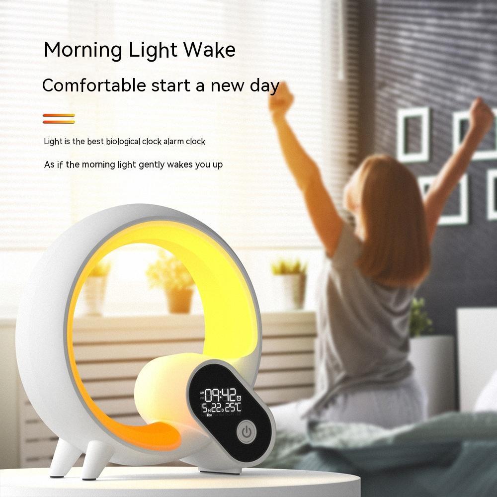 Image of Creative Q Light Sunrise Digital Display Alarm Clock