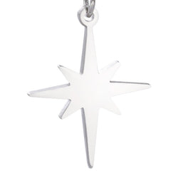 Image of Stainless Steel Rice Necklace Female Six-pointed Star