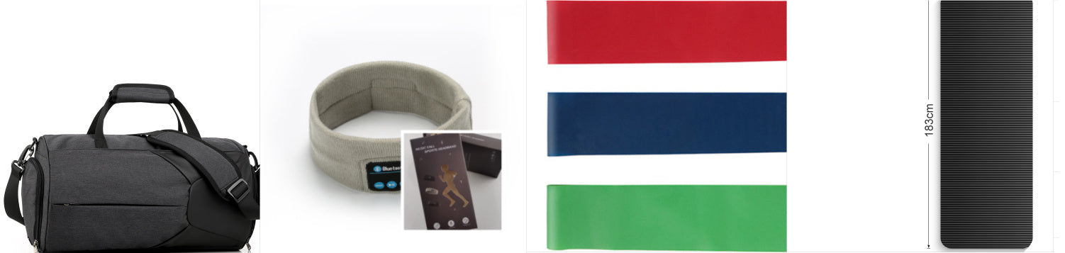 Image of Wireless Bluetooth-compatible Headband Outdoor Fitness Yoga Headband