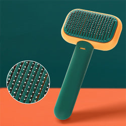 Image of New Pet Cat Dog Hair Brush Hair Massage Comb Open-Knot Brush Grooming Cleaning Tool Stainless Steel Comb