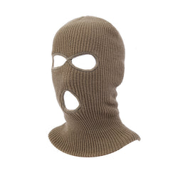 Image of Solid Color Outdoor Cycling Warm Pullover Cap