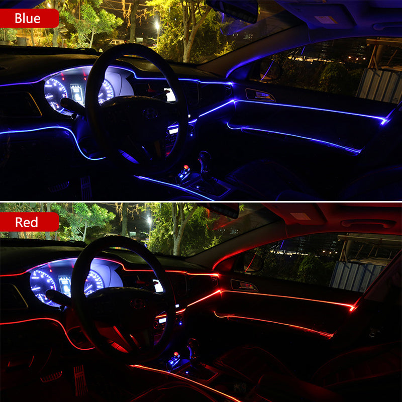 Image of Car Led Strip Light For Neon Party Decoration Light Bicycle Dance Lamp 12V Waterproof USB Strips Lamps
