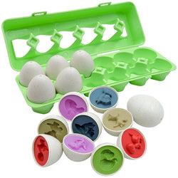 Image of Baby Learning Educational Toy Smart Egg Toy Games Shape Matching Sorters Toys Montessori Eggs Toys For Kids Children