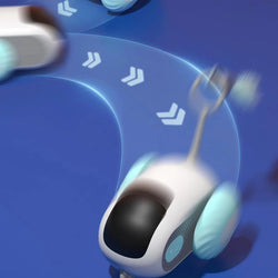 Image of Remote Control Interactive Cat Car Toy USB Charging Chasing Automatic Self-moving Remote Smart Control Car Interactive Cat Toy Pet Products