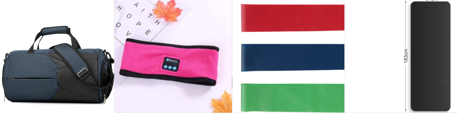 Image of Wireless Bluetooth-compatible Headband Outdoor Fitness Yoga Headband