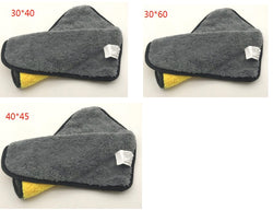 Image of Two-color Couble-sided Car Dual-use Cleaning Car Wash Towel