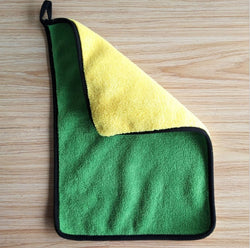 Image of Two-color Couble-sided Car Dual-use Cleaning Car Wash Towel