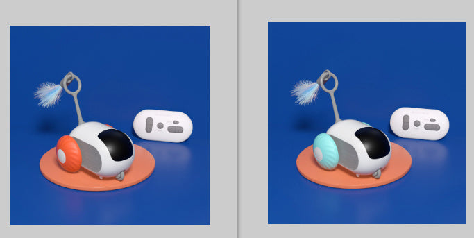 Image of Remote Control Interactive Cat Car Toy USB Charging Chasing Automatic Self-moving Remote Smart Control Car Interactive Cat Toy Pet Products