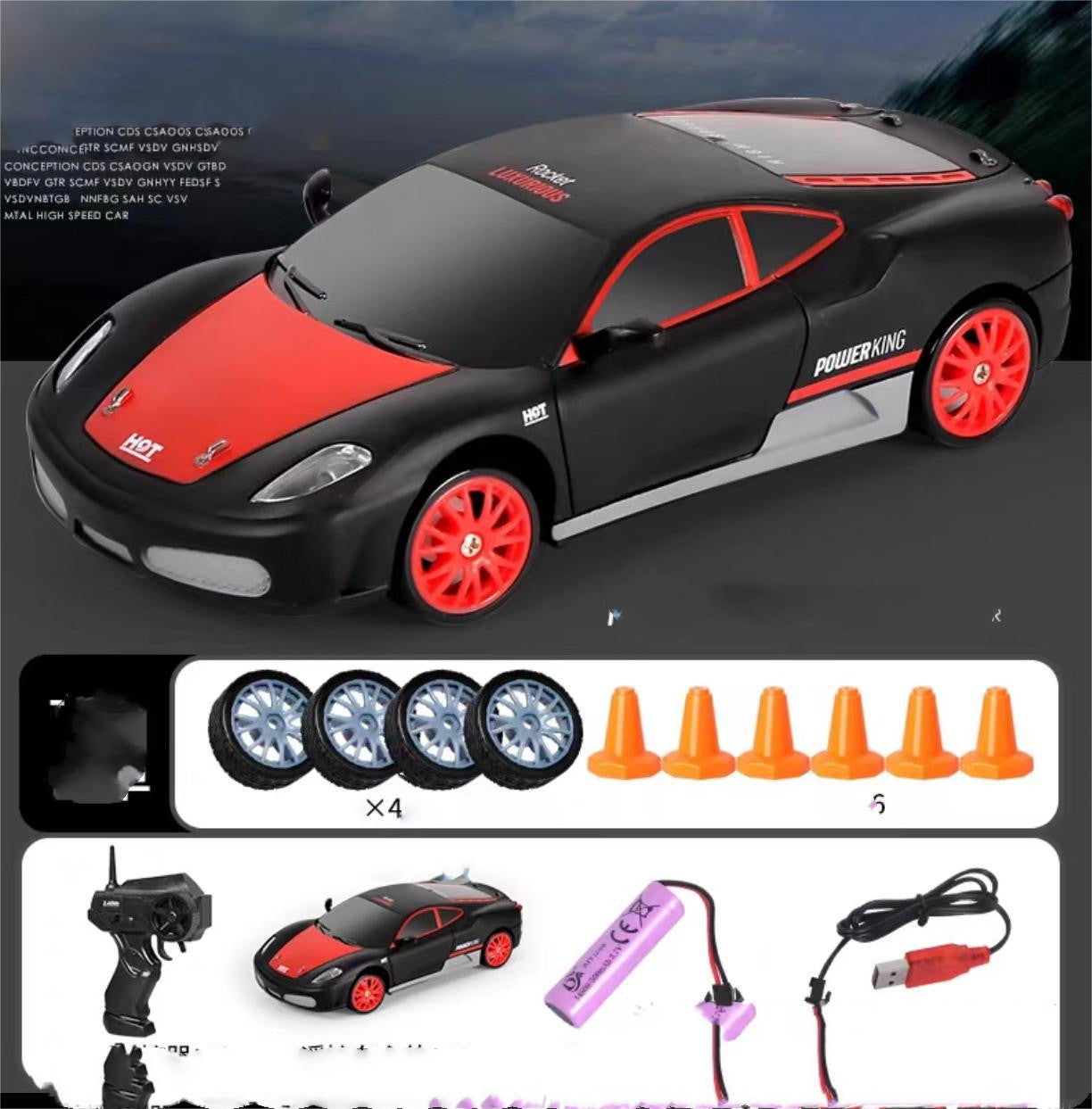 Image of 2.4G Drift Rc Car 4WD RC Drift Car Toy Remote Control GTR Model AE86 Vehicle Car RC Racing Car Toy For Children Christmas Gifts