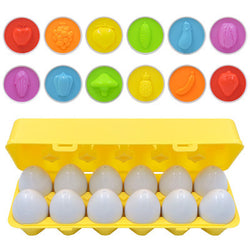 Image of Baby Learning Educational Toy Smart Egg Toy Games Shape Matching Sorters Toys Montessori Eggs Toys For Kids Children