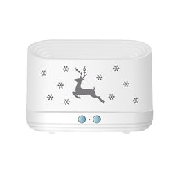Image of Elk Flame Humidifier Diffuser Mute Household Atmosphere Lamp Christmas Home Decorations
