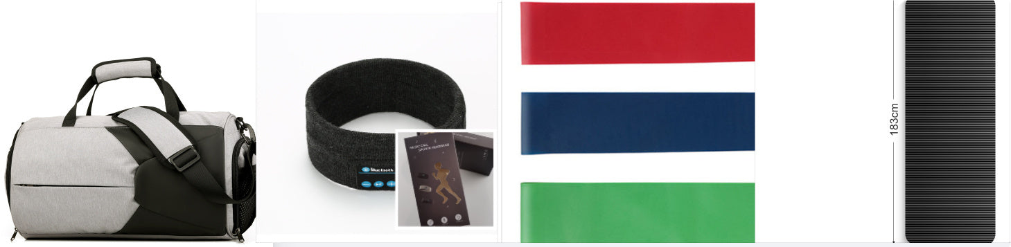 Image of Wireless Bluetooth-compatible Headband Outdoor Fitness Yoga Headband