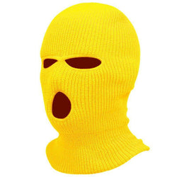 Image of Solid Color Outdoor Cycling Warm Pullover Cap