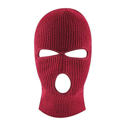 Image of Solid Color Outdoor Cycling Warm Pullover Cap