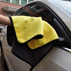 Image of Two-color Couble-sided Car Dual-use Cleaning Car Wash Towel