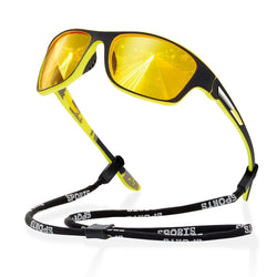 Image of Fashion Sports Night Vision Glasses For Men Polarized Cycling Sunglasses Sun-shade