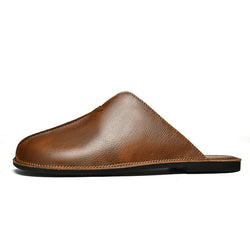 Image of Men's Retro Easy Matching Lazy Flat Beach Slippers