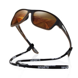 Image of Fashion Sports Night Vision Glasses For Men Polarized Cycling Sunglasses Sun-shade