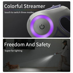 Image of Automatic Retractable Lighting Dog Leash