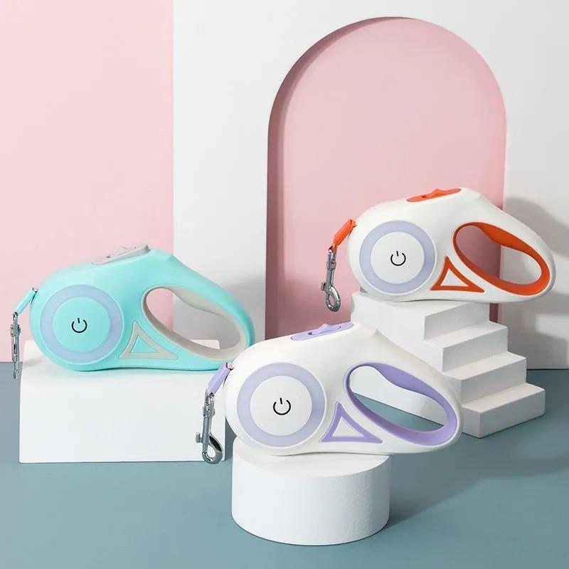 Image of Automatic Retractable Lighting Dog Leash