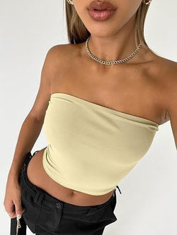 Image of Casual Vest Slim-fit Women's Tube Top