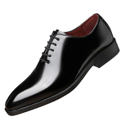Image of British Style Fashion Business Glossy Pointed Toe Comfortable All-matching Men's Shoes