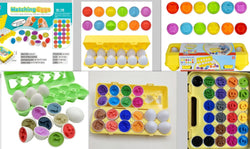 Image of Baby Learning Educational Toy Smart Egg Toy Games Shape Matching Sorters Toys Montessori Eggs Toys For Kids Children