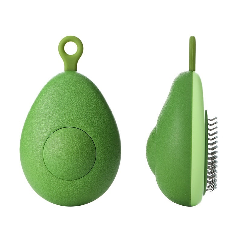 Image of Cat Brush Hair Remover Cleaning Avocado Shaped Dog Grooming Tool Pet Combs Brush Stainless Steel Needle Pet Cleaning Care