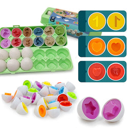 Image of Baby Learning Educational Toy Smart Egg Toy Games Shape Matching Sorters Toys Montessori Eggs Toys For Kids Children