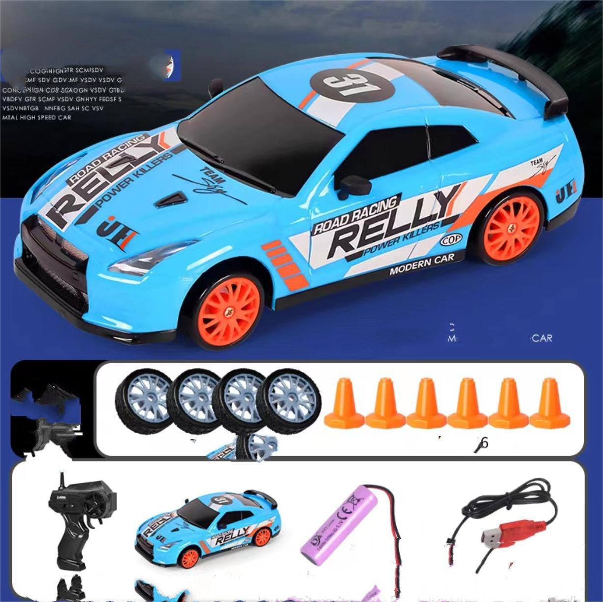 Image of 2.4G Drift Rc Car 4WD RC Drift Car Toy Remote Control GTR Model AE86 Vehicle Car RC Racing Car Toy For Children Christmas Gifts